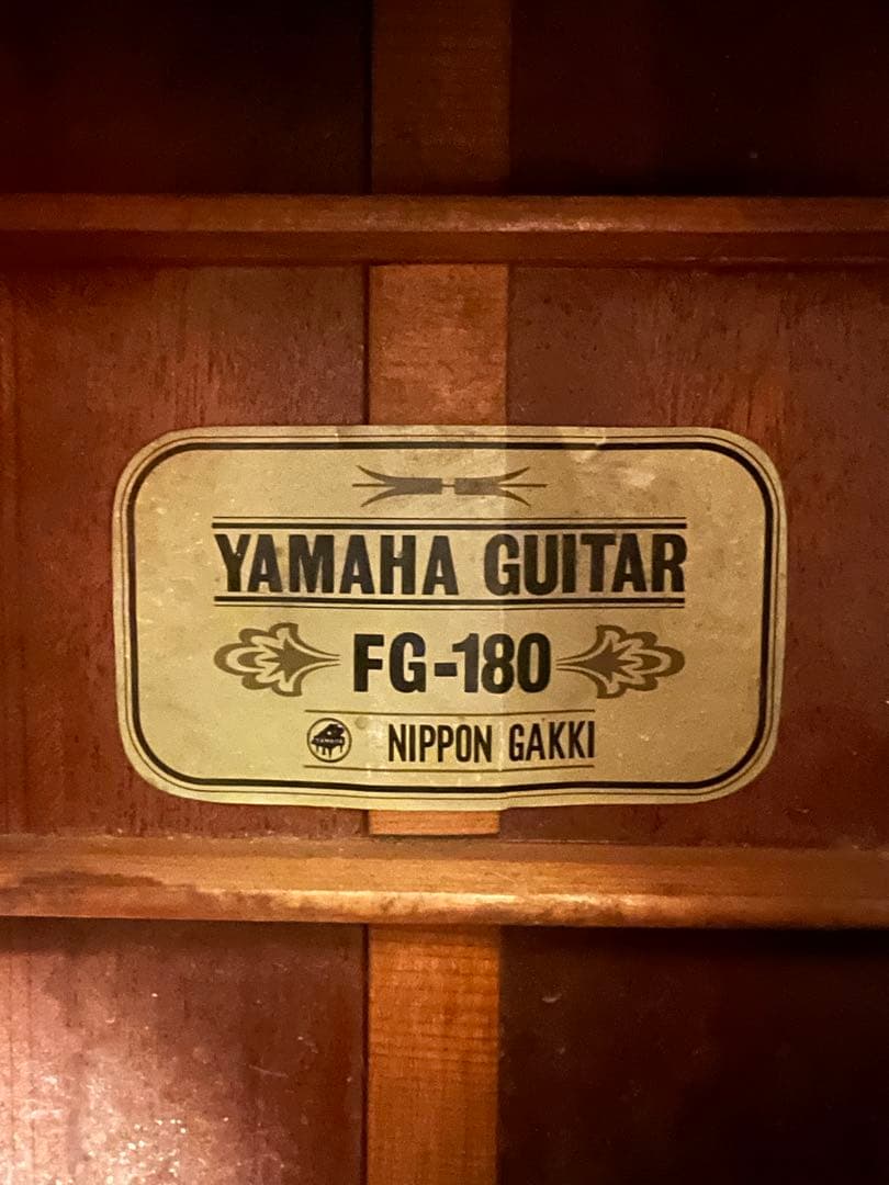 YAMAHA FG180 ライトグリーンラベル　ヴィンテージギター❗️