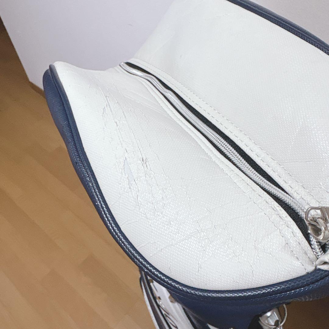 K434 XXIO ホワイトネイビー キャディバッグ