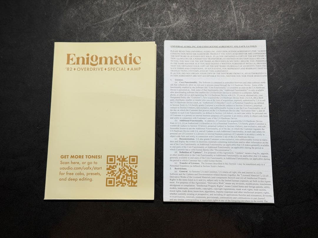 ギター Universal Audio Enigmatic