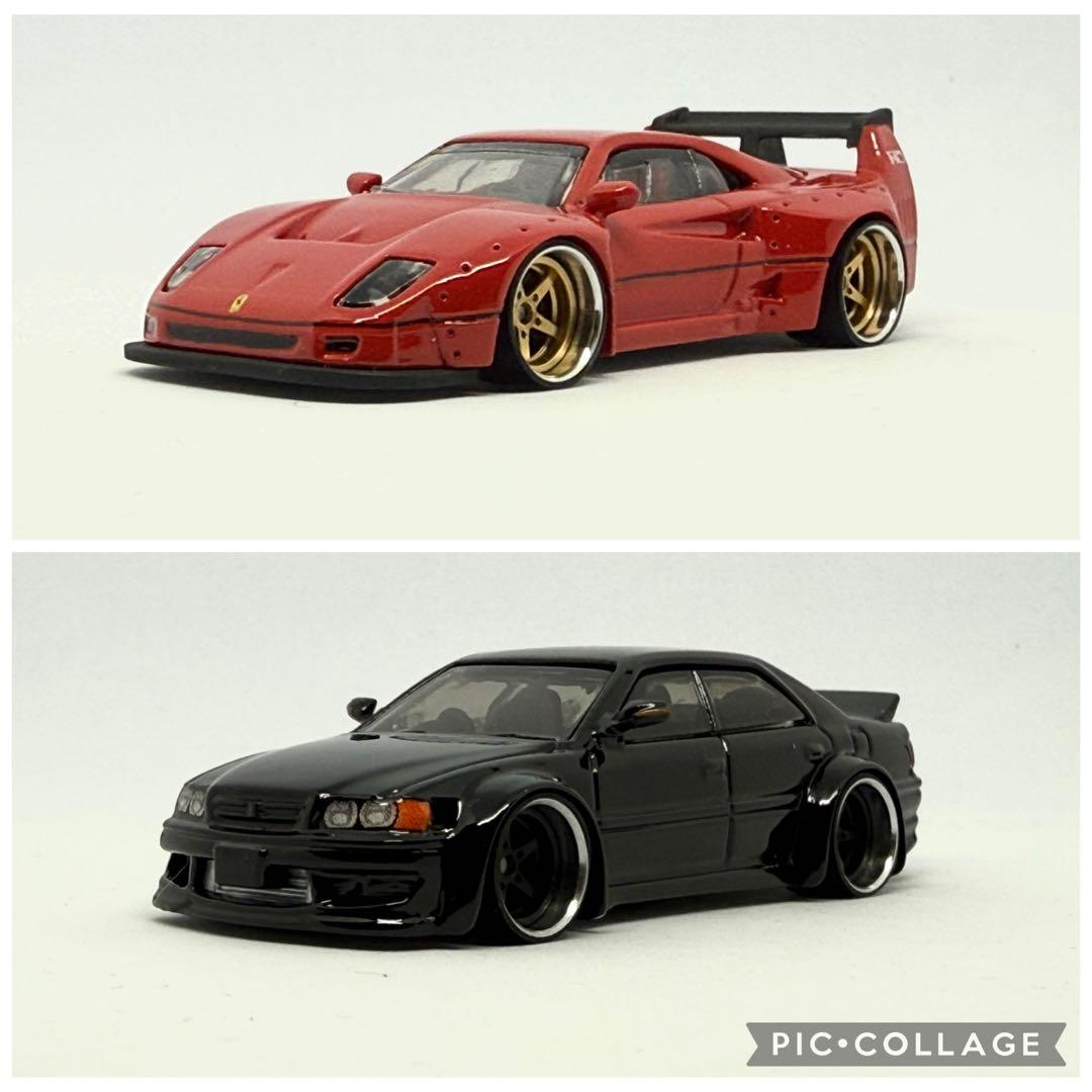 イハイズム　ホットウィールフェラーリF40 、チェイサーカスタム
