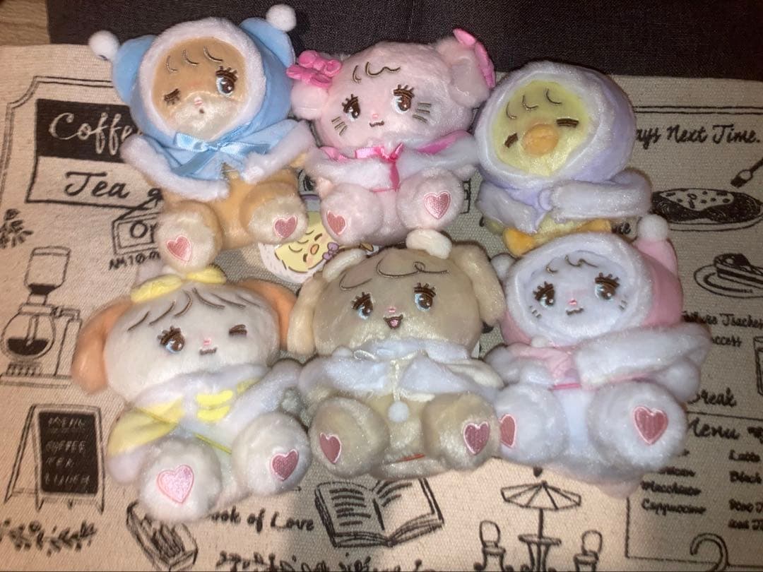 おめかし♡ポンチョマスコット mikko illustrations 6種セット