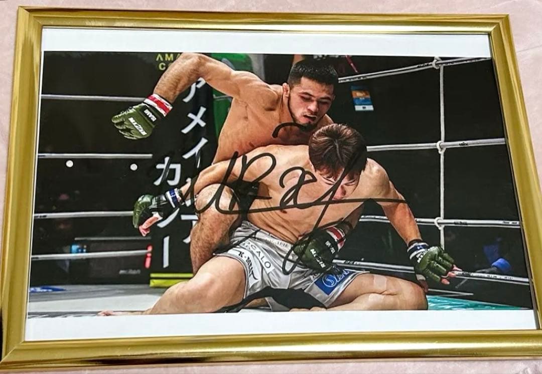 RIZIN シェイドゥラエフ　直筆サイン　朝倉未来 RIZIN師走の超強者祭り