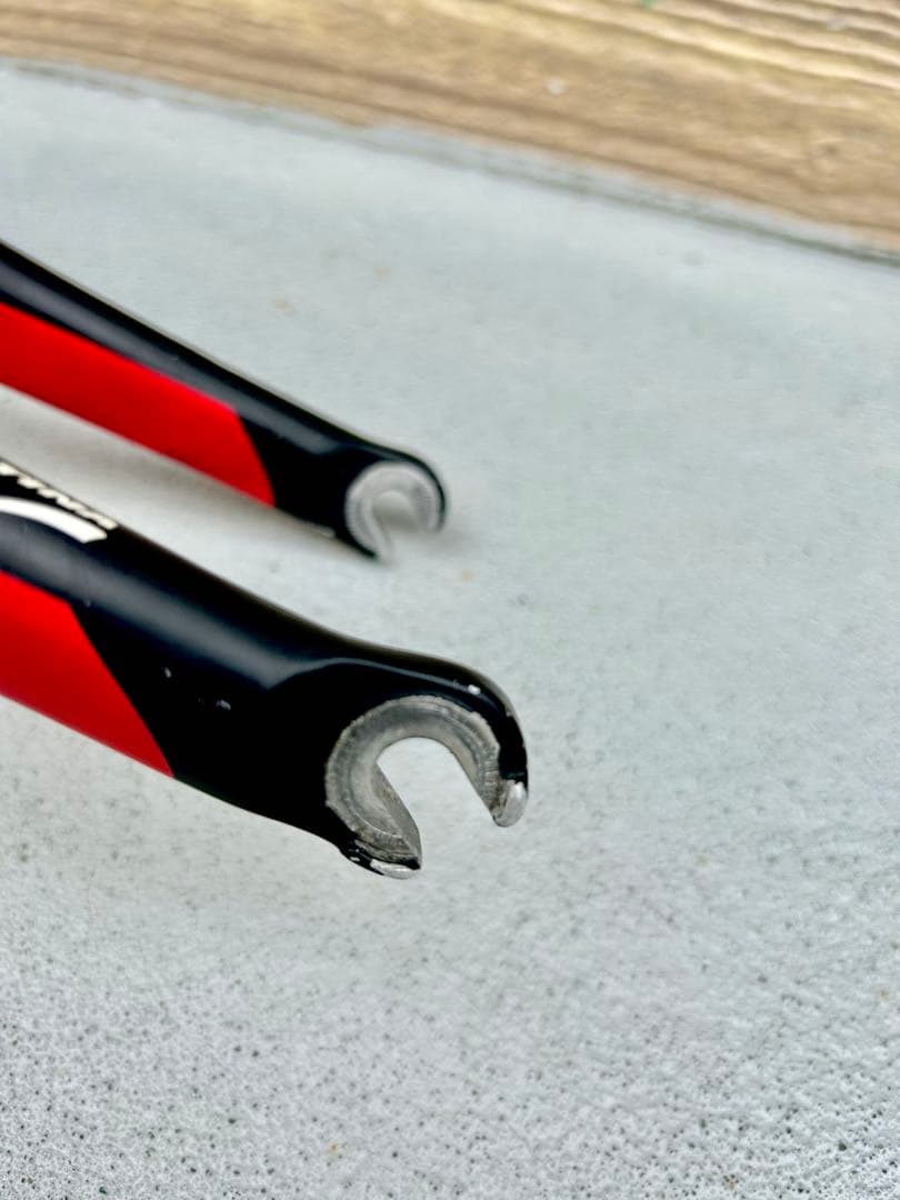 【WilierカーボンCarbonフロントフォーク】RITCHEYヘッドパーツ付