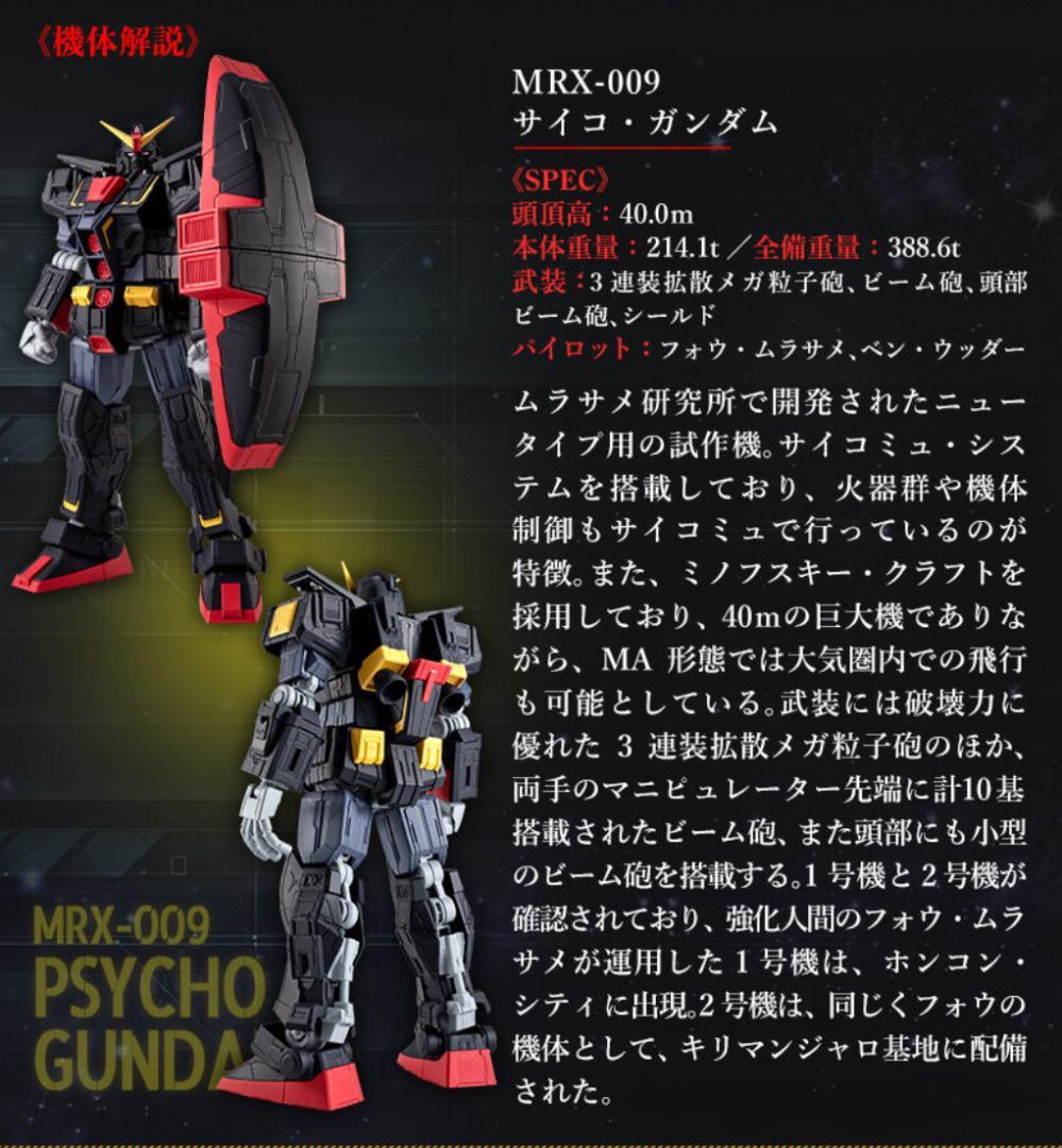 機動戦士ガンダム GフレームFA サイコ・ガンダム【プレミアムバンダイ限定】