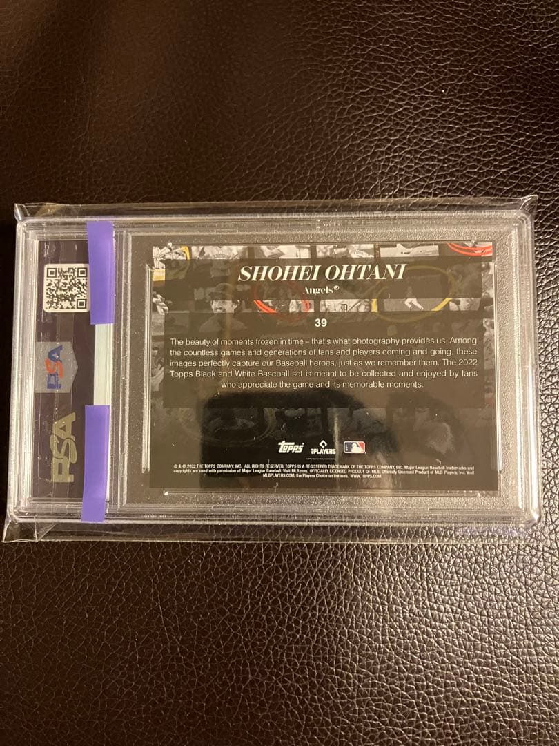 大谷翔平　2022 Topps black&white PSA9 限定品