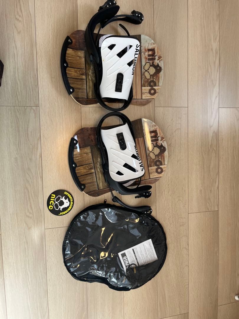 nico セパレートスノーボード　Salomon Mサイズバインディング付き