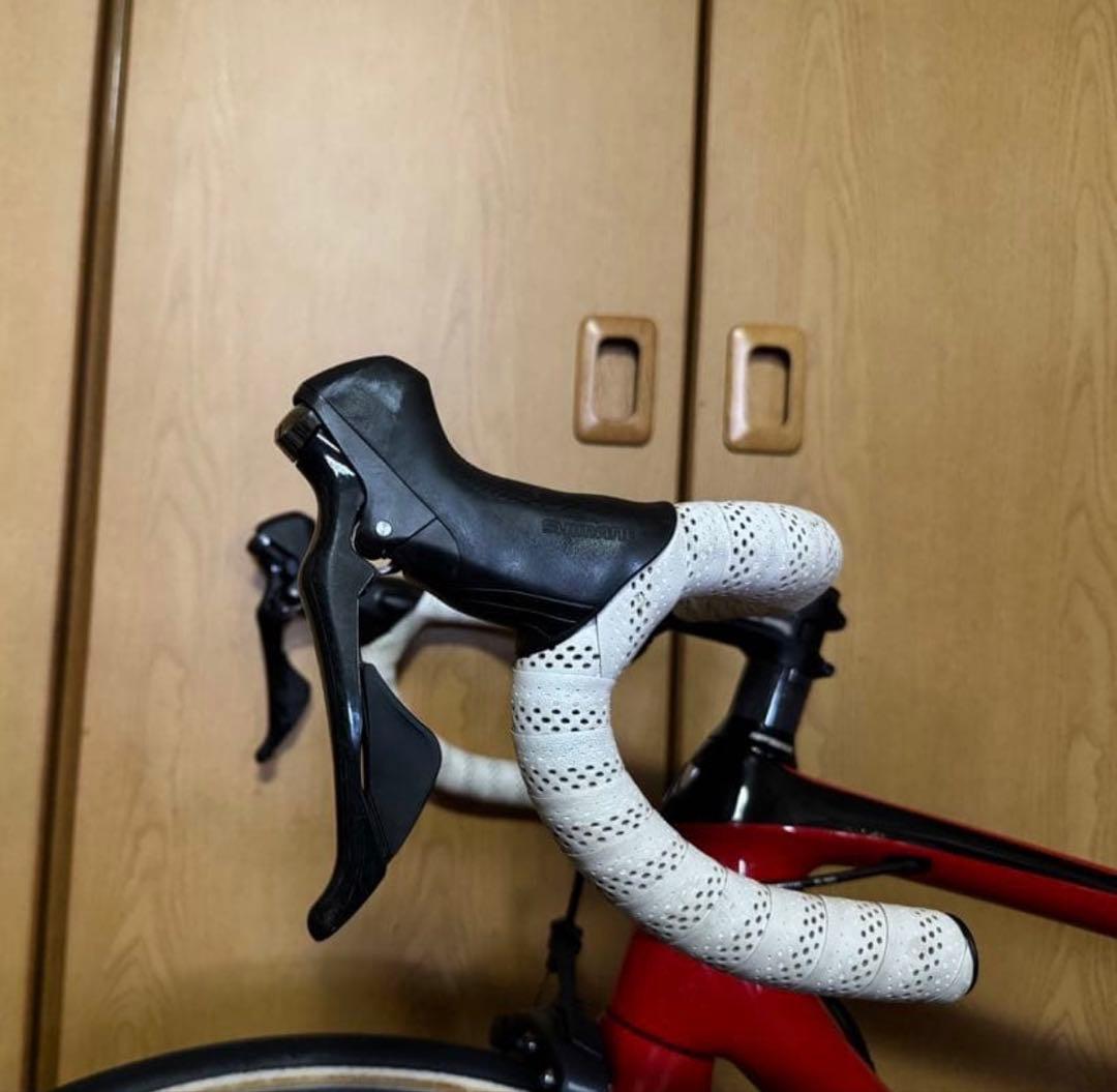 ボントレガーXXX VR-C カーボンハンドル クランプ痕、凹みあり