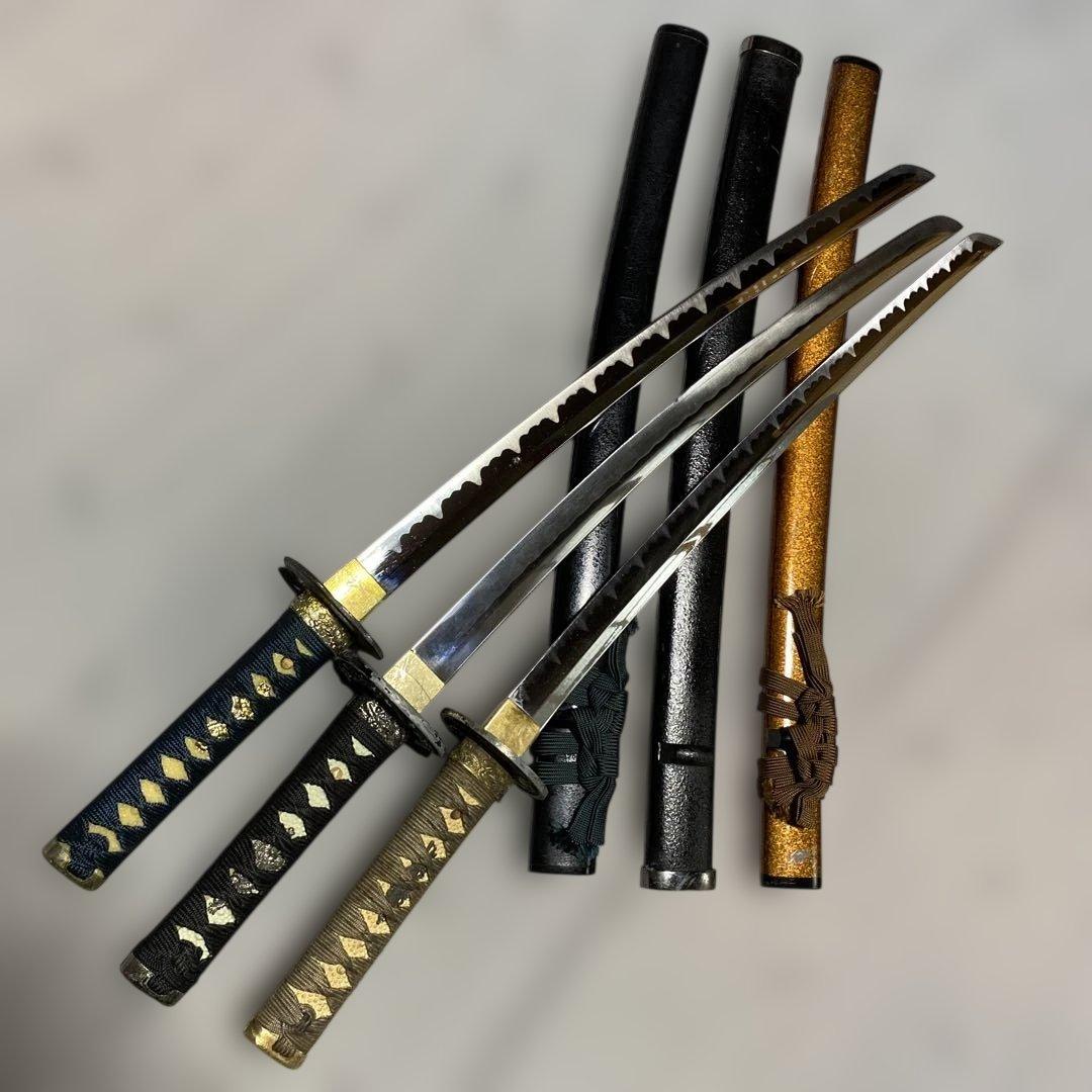 激安脇差模造刀3本セット