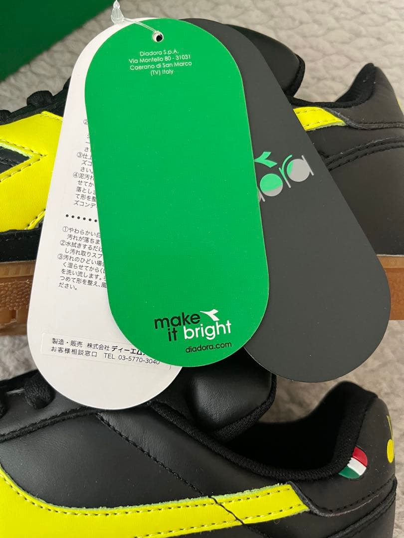 ビ*オ様 diadora サッカーシューズ 靴　スニーカー　インドア　バッジョ