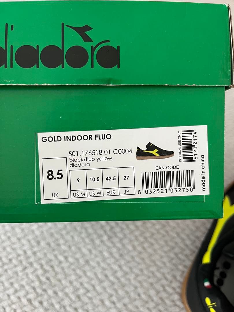 ビ*オ様 diadora サッカーシューズ 靴　スニーカー　インドア　バッジョ