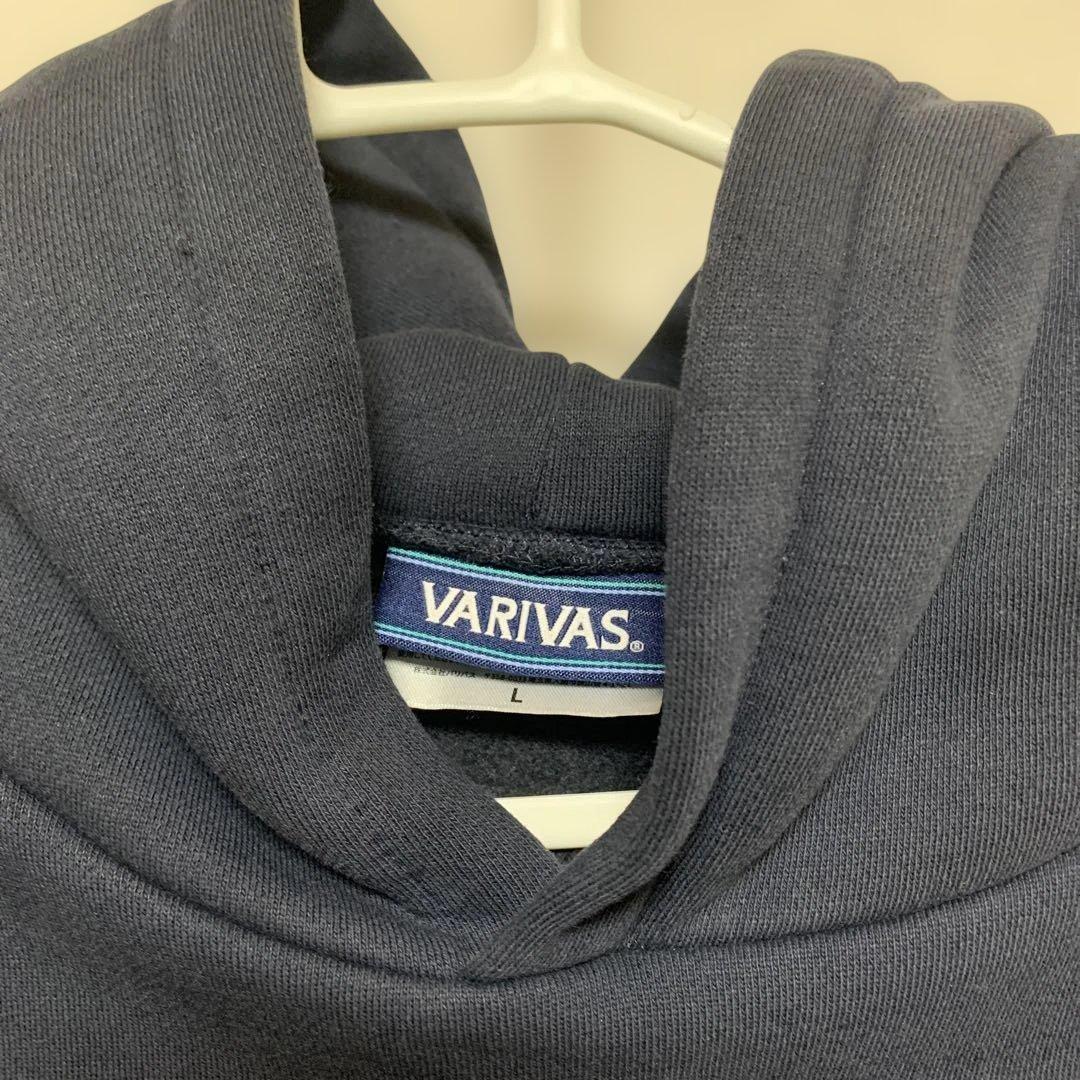 VARIVAS グラフィックパーカー ネイビー