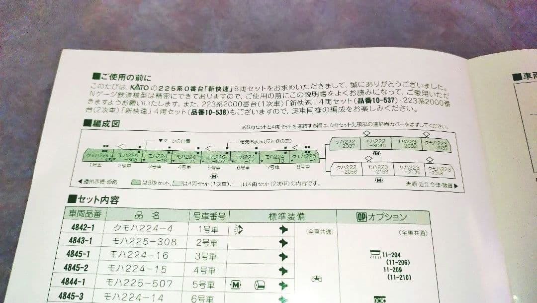 KATO JR225系0番台近郊形電車 新快速 8両セット【初回ロット品】