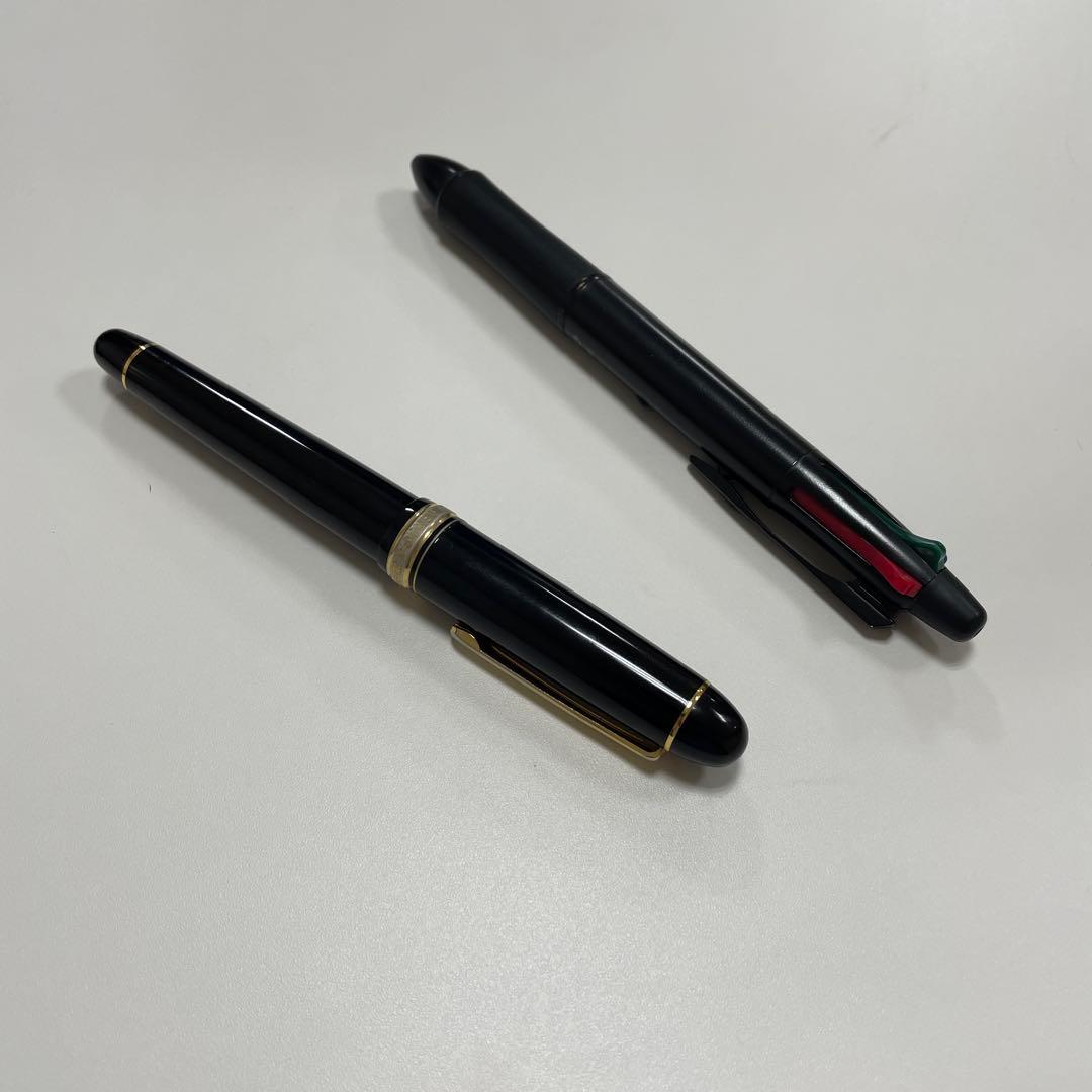 プラチナ万年筆 #3776センチェリー ブラック 細字