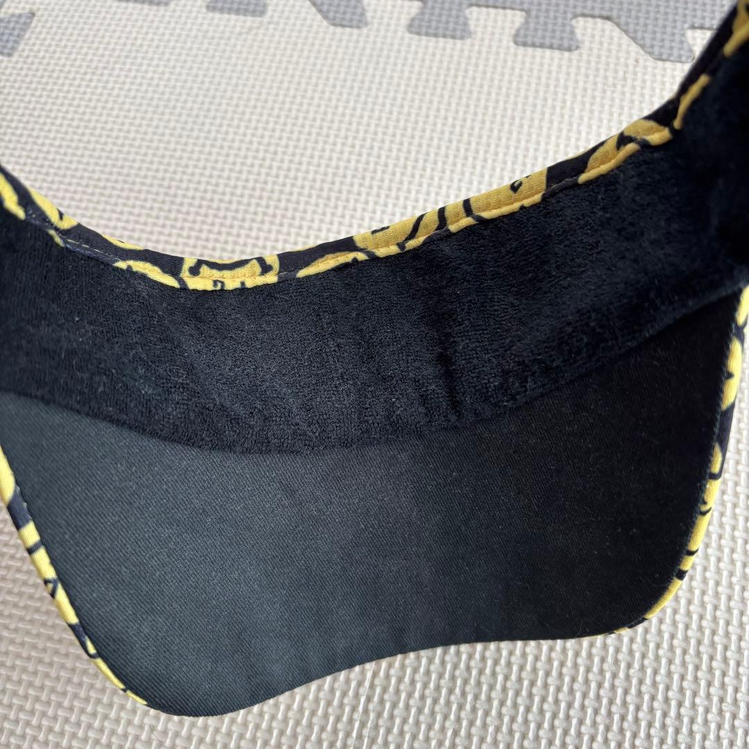 パーリーゲイツ ニコちゃん総柄 カートバッグ サンバイザー セット売り