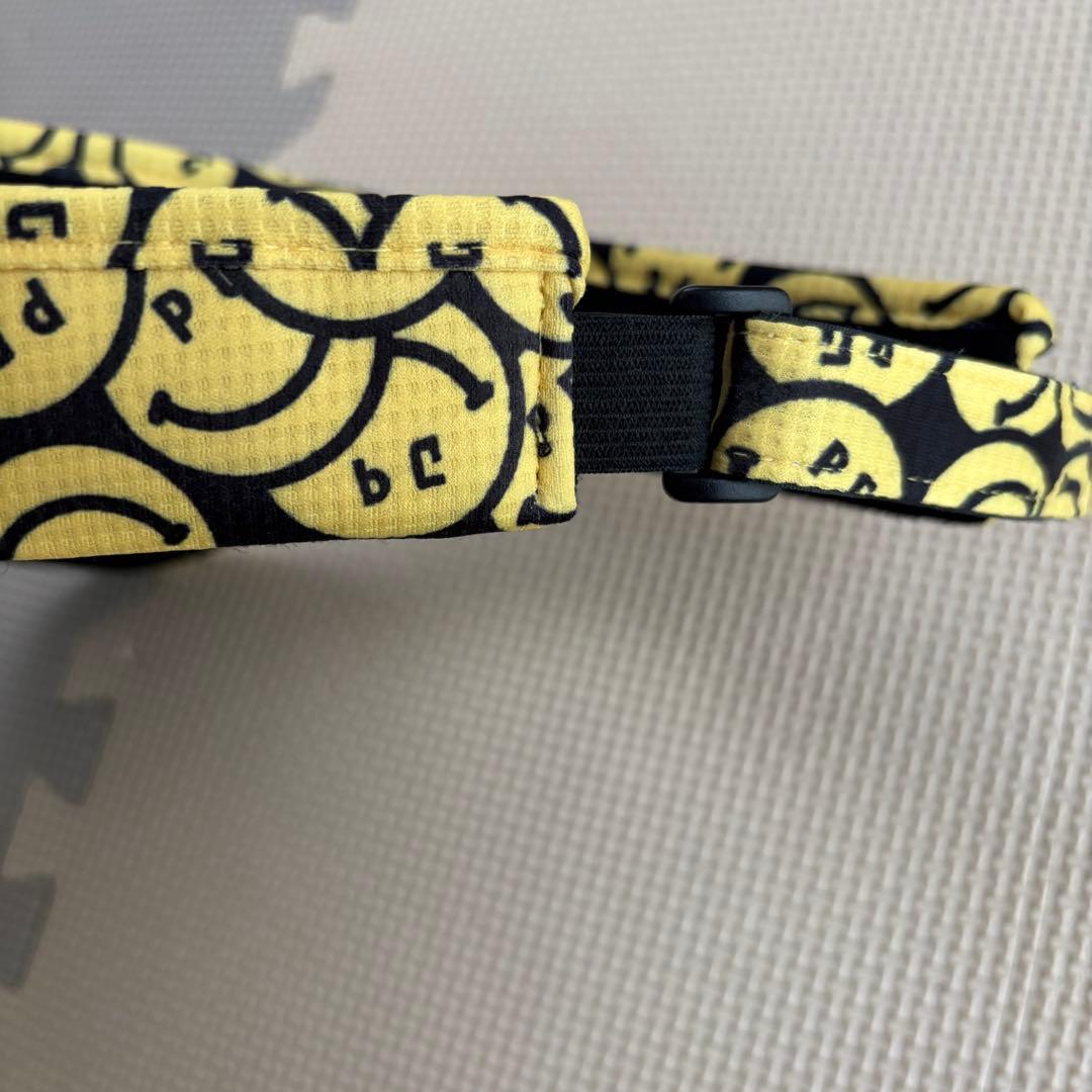 パーリーゲイツ ニコちゃん総柄 カートバッグ サンバイザー セット売り