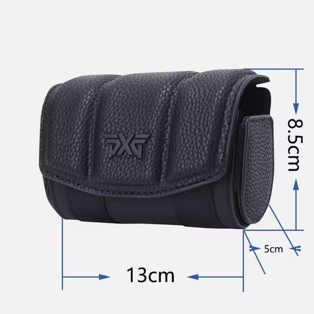 PXG ゴルフポーチ ウエストバッグポーチ ブラック人気