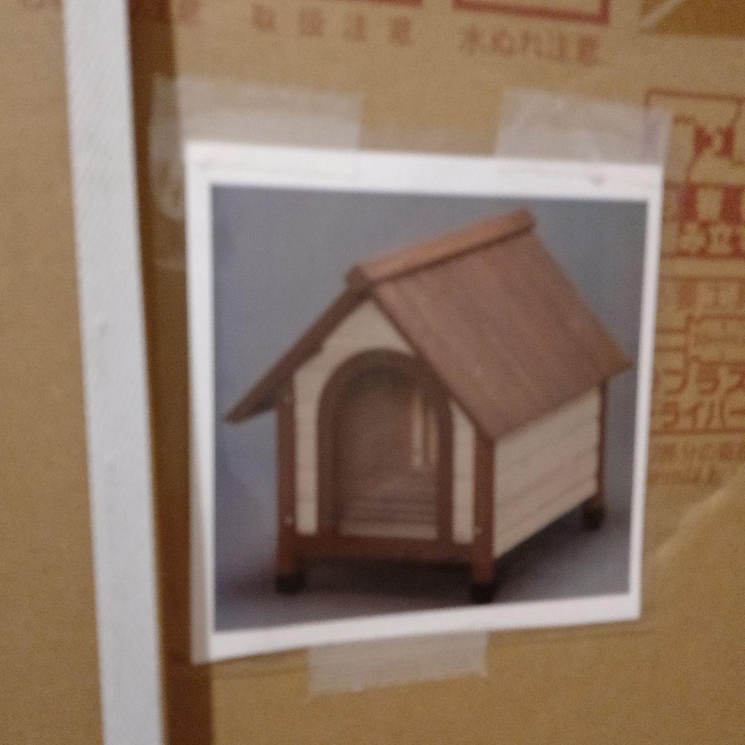 【新品　未使用】アイリスオーヤマ ウッディ犬舎 WDK-750　ブラウン