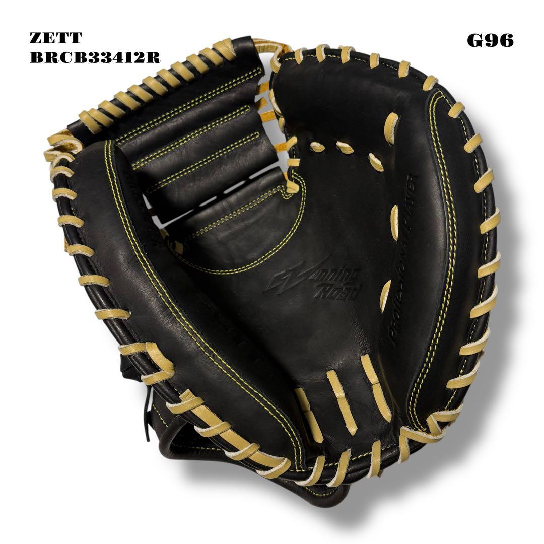 未使用品！ ZETT ゼット キャッチャー ミット 右投げ用 LH 軟式 捕手