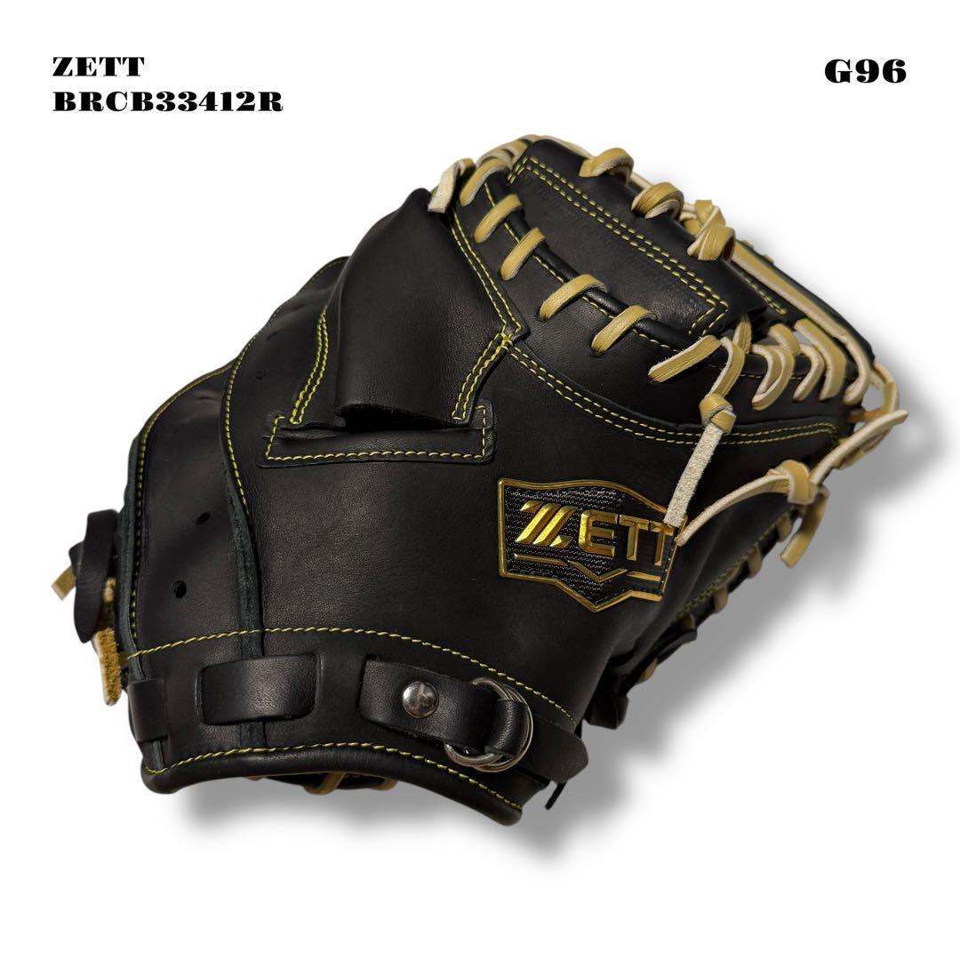 未使用品！ ZETT ゼット キャッチャー ミット 右投げ用 LH 軟式 捕手