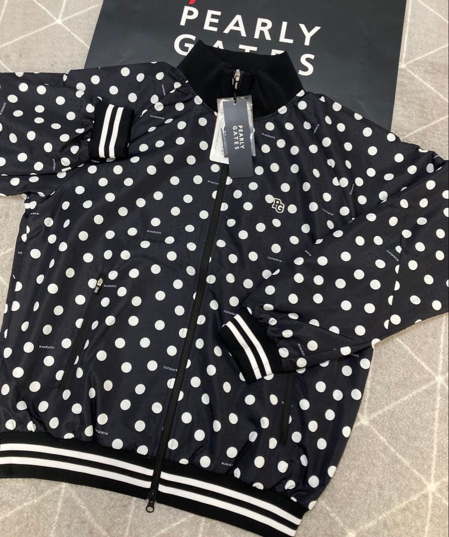 新品 パーリーゲイツ タフレックス×サーモトロン ブルゾン(7)サイズ3L/紺