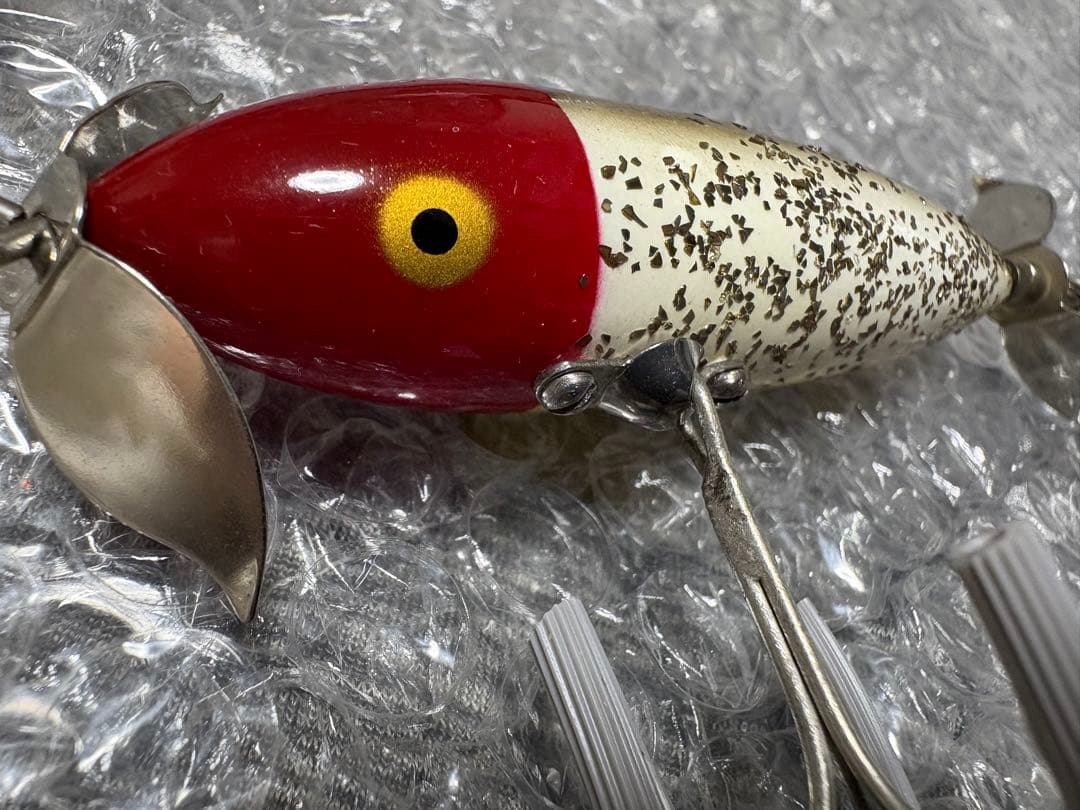 オールドヘドン　ウンデッドスプーク　1950年代　超希少　金目　HEDDON