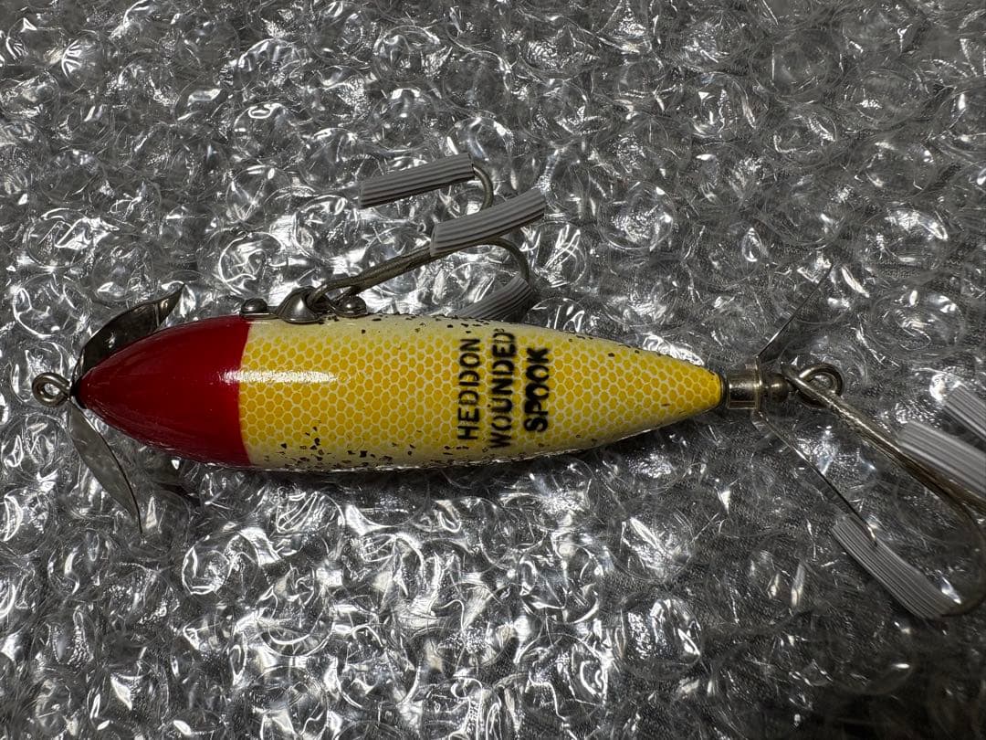 オールドヘドン　ウンデッドスプーク　1950年代　超希少　金目　HEDDON