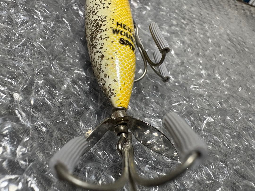 オールドヘドン　ウンデッドスプーク　1950年代　超希少　金目　HEDDON