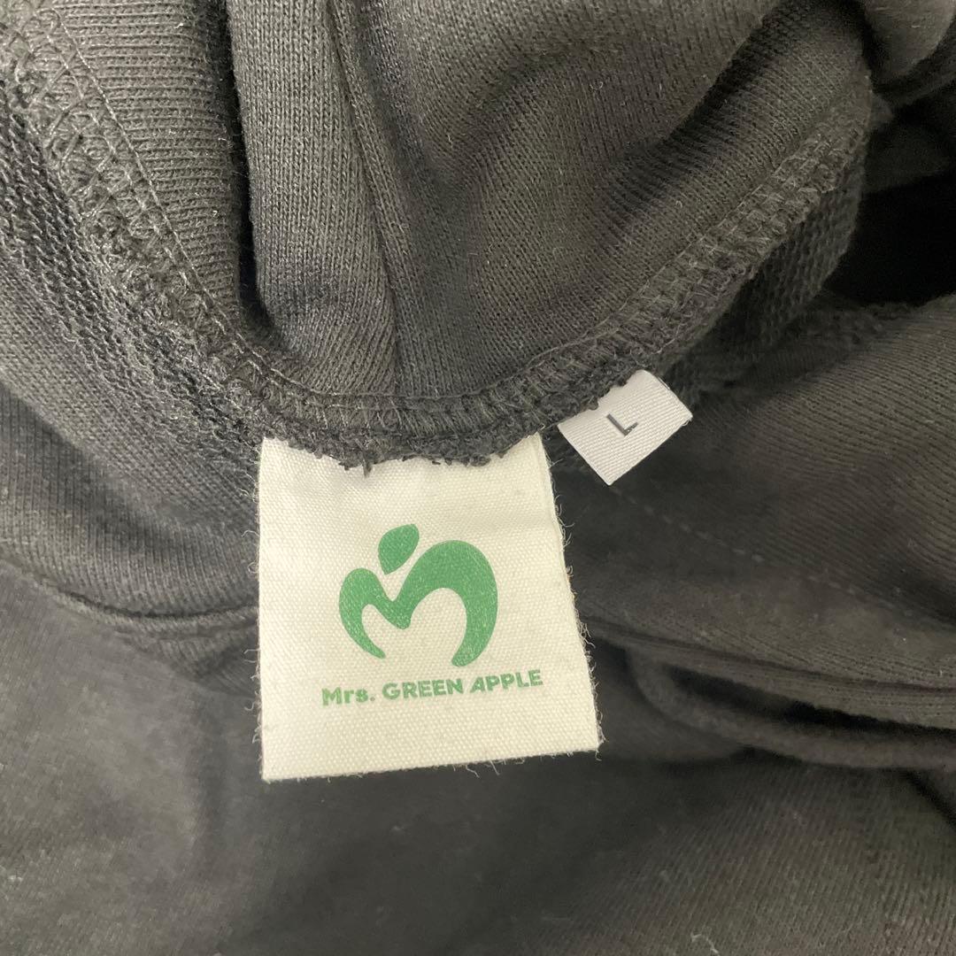 Mrs. GREEN APPLE ブラックフーディー L