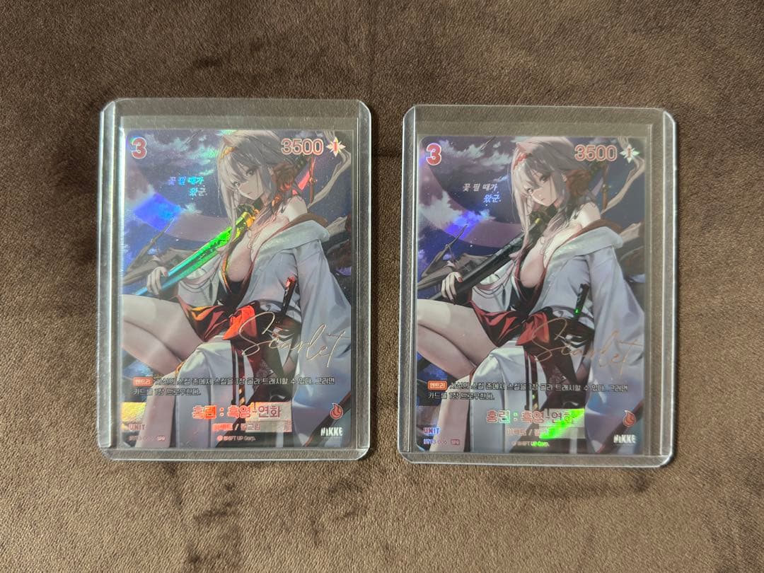 勝利の女神NIKKE 韓国限定ニベルアリーナ 紅蓮SPR サイン付き