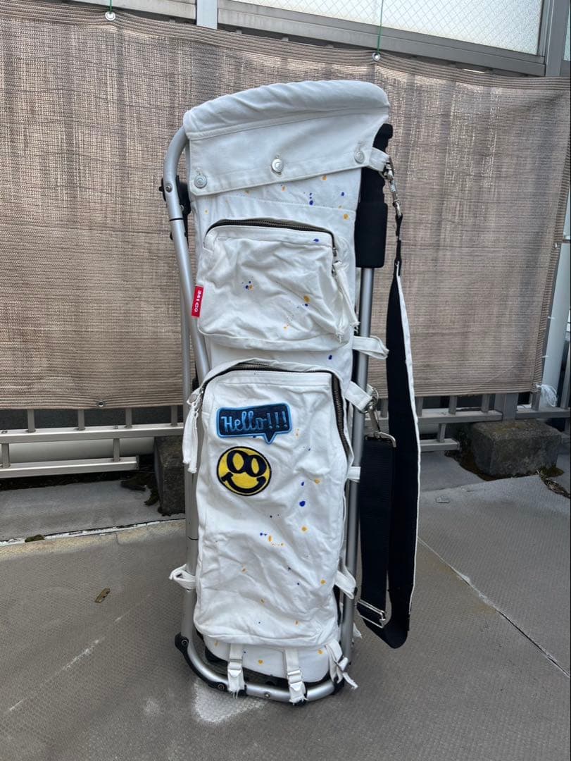 ミズノ　ゴルフ5コラボ　 スタンド式ゴルフバッグ ホワイト