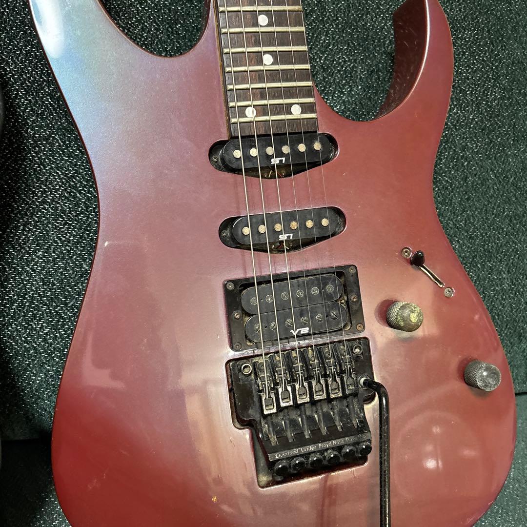 アイバニーズ　エレキギター　パープル