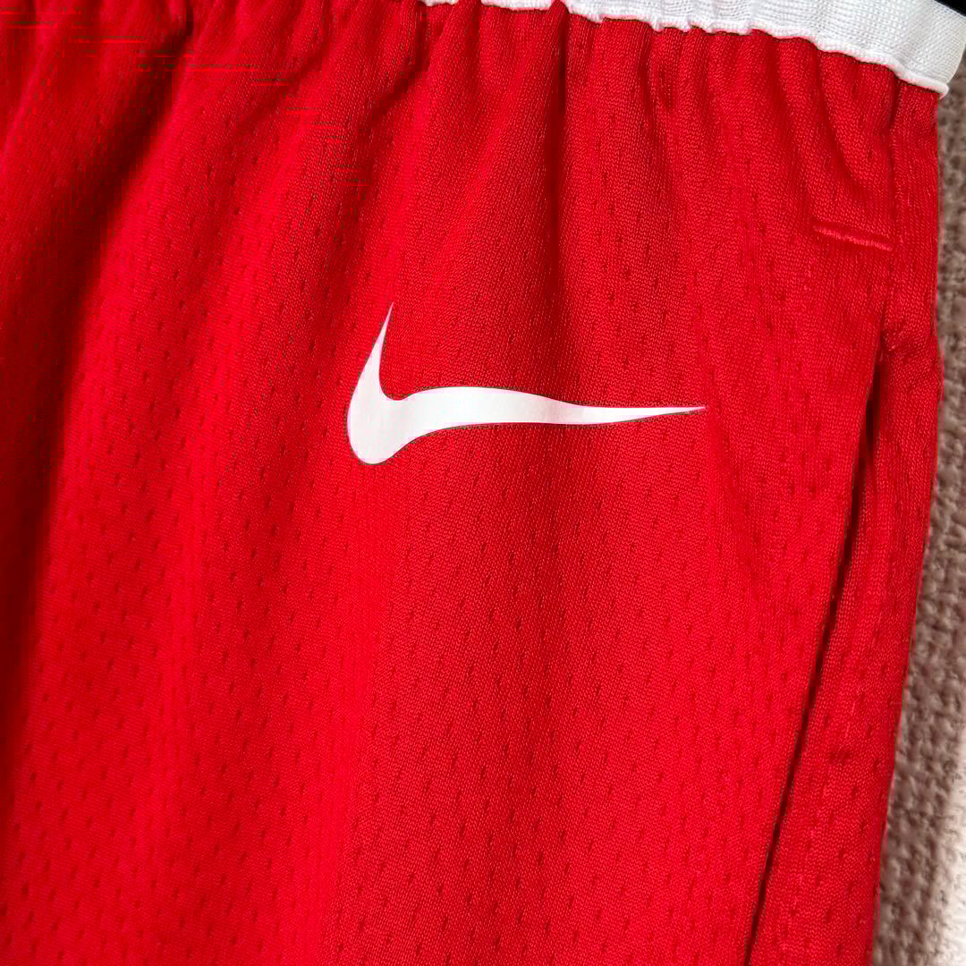 NBA シカゴブルズ パンツ レッド バスパン Lサイズ ナイキ BULLS