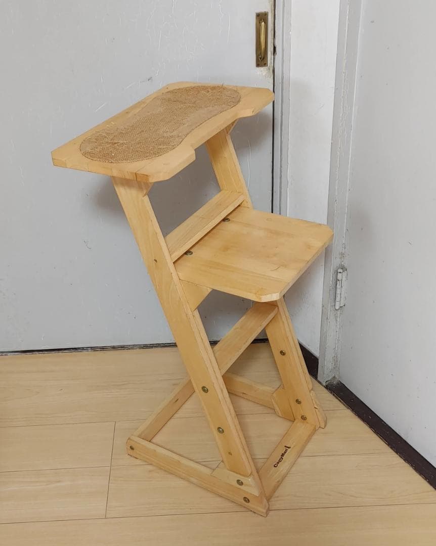 CattyMan 猫専用 木製 窓から外を眺めるのに便利な見晴らし台/4段階