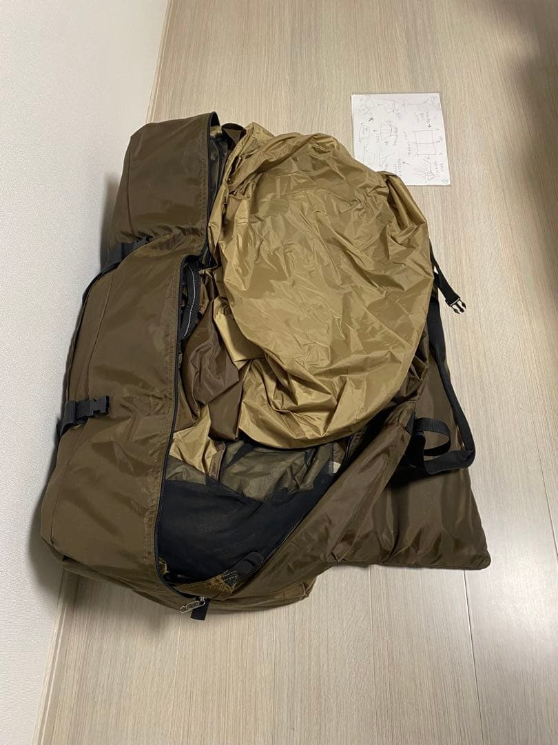 アポロンS 小川テント ベージュ