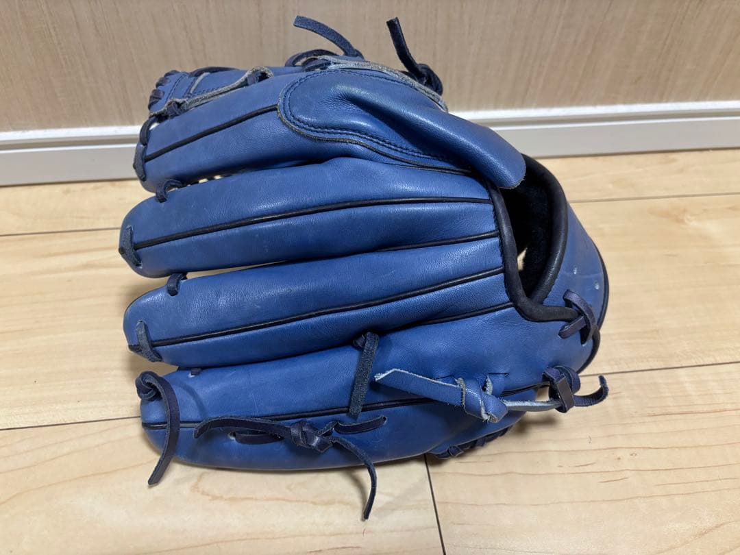 青色 軟式グローブ All is well