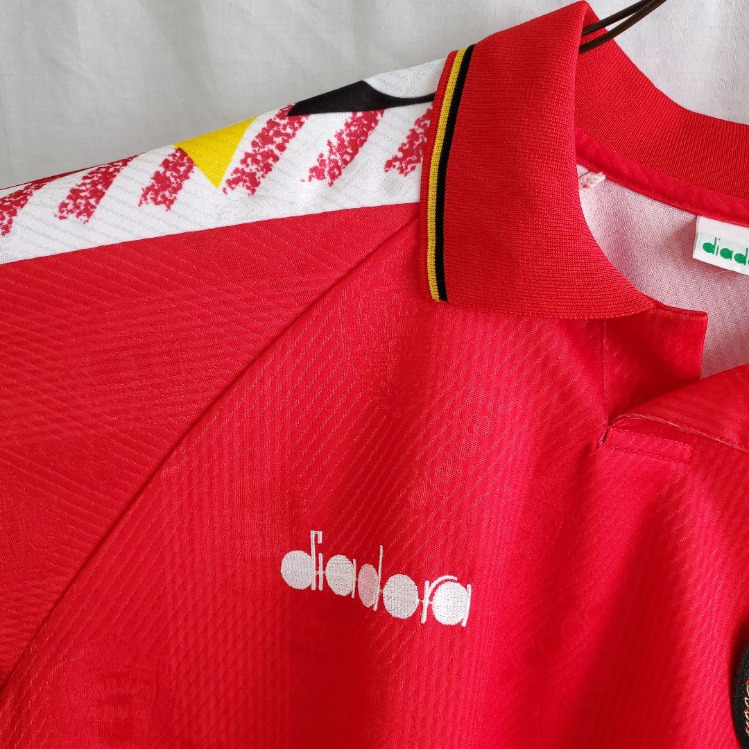 90s DIADORA ディアドラ ベルギー代表 長袖 ユニフォーム ウェア