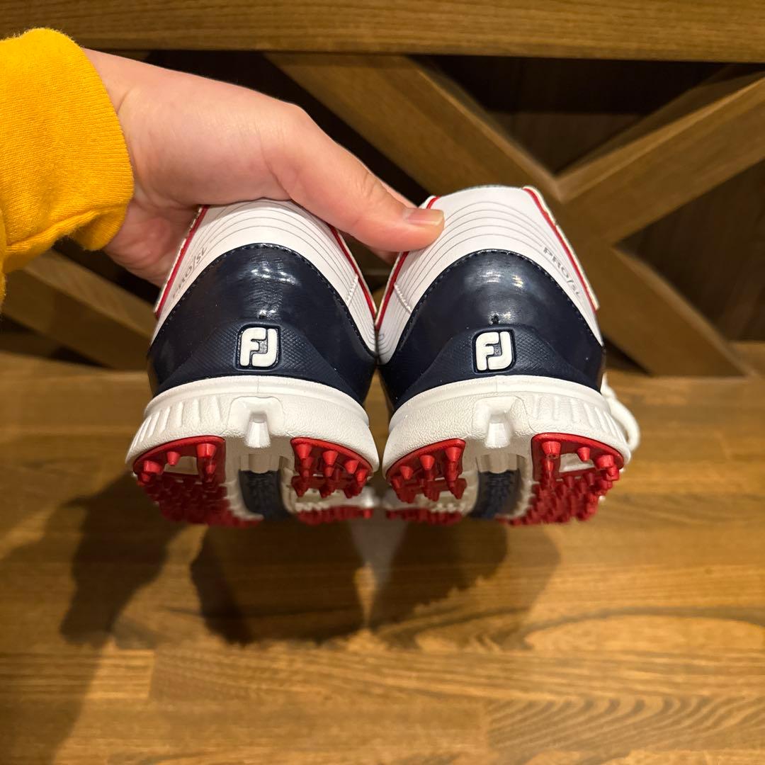 FootJoy ゴルフシューズ ホワイト/ネイビー