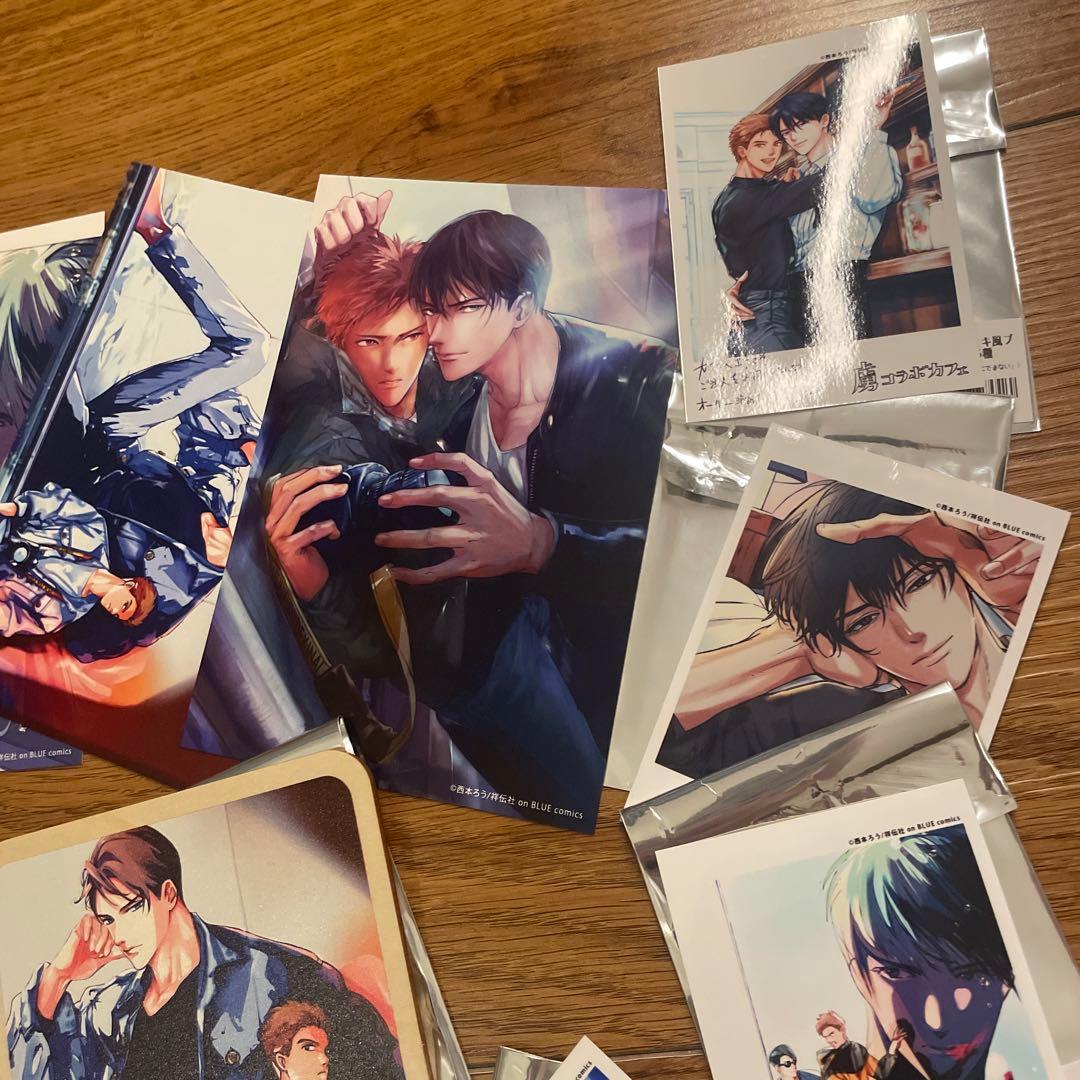 このキスは記事にできない　西本ろう　池袋虜　コラボ　コースター ポストカード