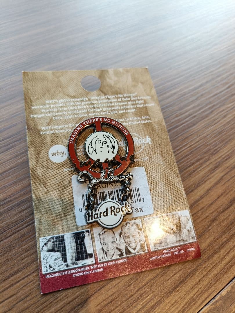 未使用/ピンバッジ☆ジョン・レノン