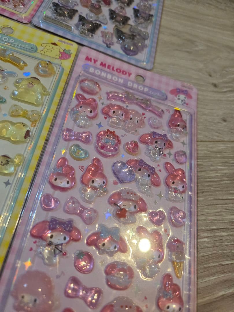 ボンボンドロップシール サンリオ 第2弾 国内正規品 まとめ売り 5枚