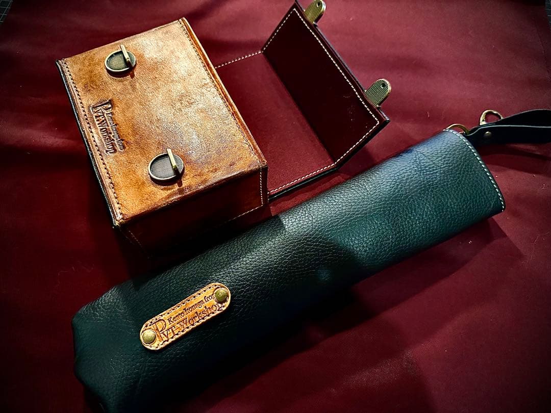 2月SALE品！Pvt.Workshop極CL　本革　デッキケース&ハーフプレマ