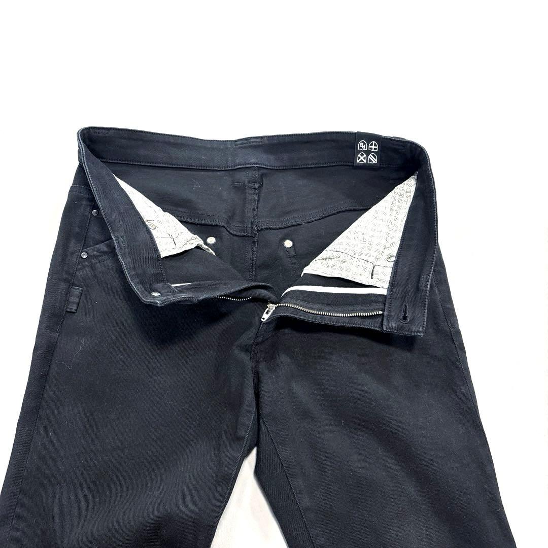 パーリーゲイツ　ロングパンツ　4/M ブラック　オールシーズン　バックロゴ