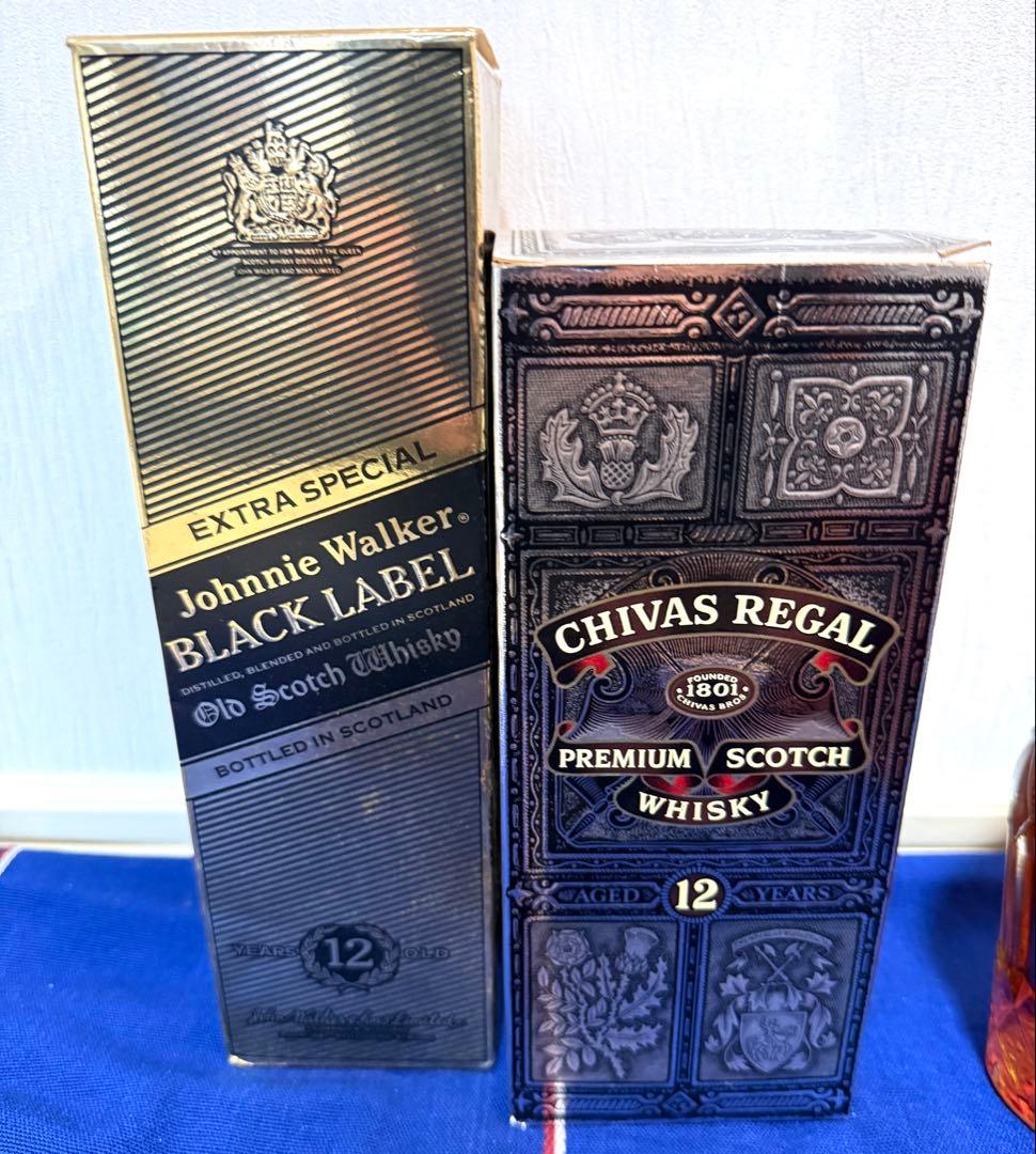 ウイスキー スコッチ ジョニ黒 ニッカ シーバスなど 6本 まとめ