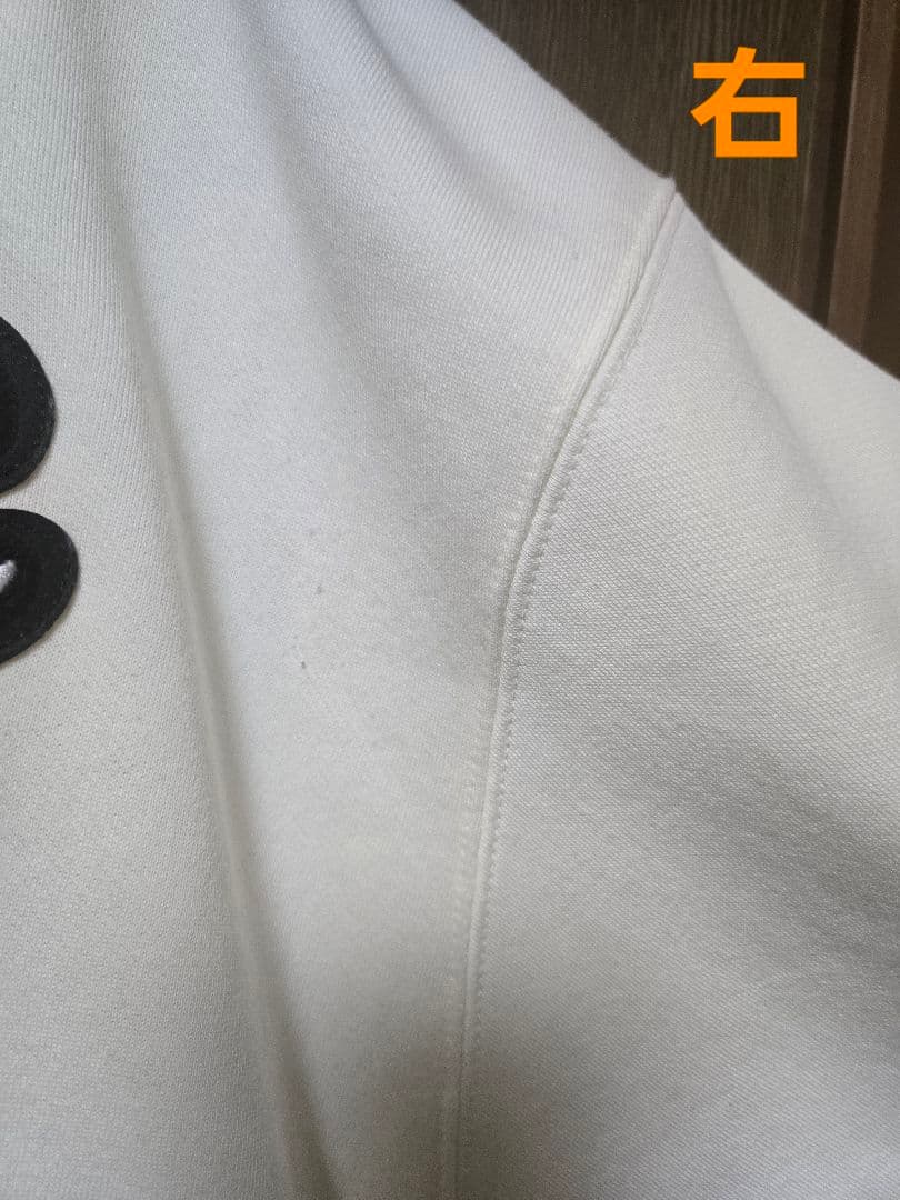 Nissy NAPTIME ワッペンプルオーバースウェット　アイボリー　Mサイズ