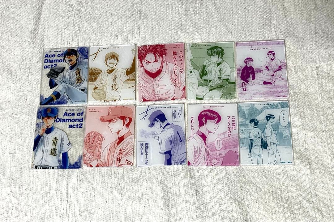 ダイヤのA アクリルカード 58枚まとめ売り