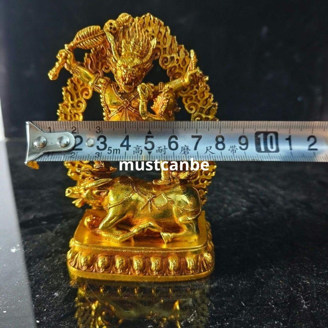 仏教美術 閻魔敵護法神像 奉納仏 大威徳 鎮宅辟邪 開運 招財 置物 工芸品