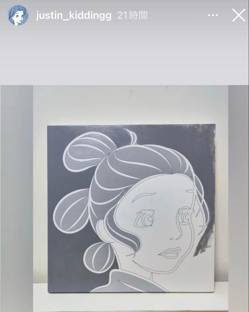 Justin Kidding\"JUST REY\"STAR WARS原画直筆