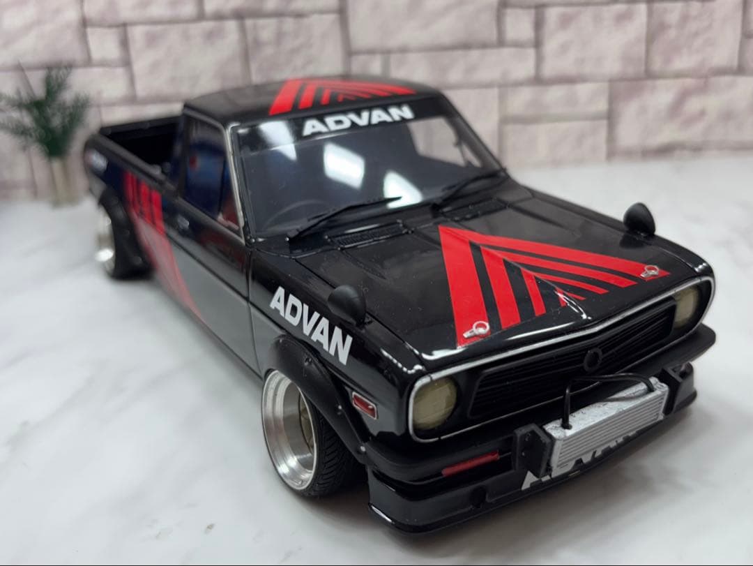 1/18 IG ADVANサニトラ　ワタナベ深リムオーバーフェンダーカスタム