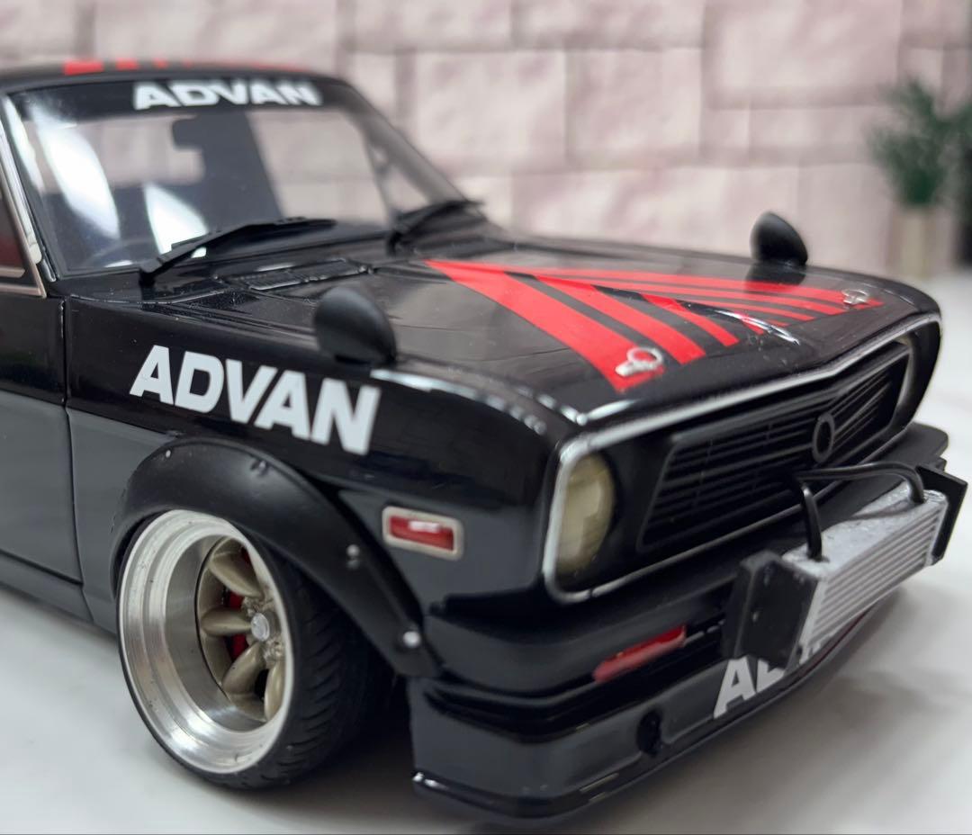 1/18 IG ADVANサニトラ　ワタナベ深リムオーバーフェンダーカスタム