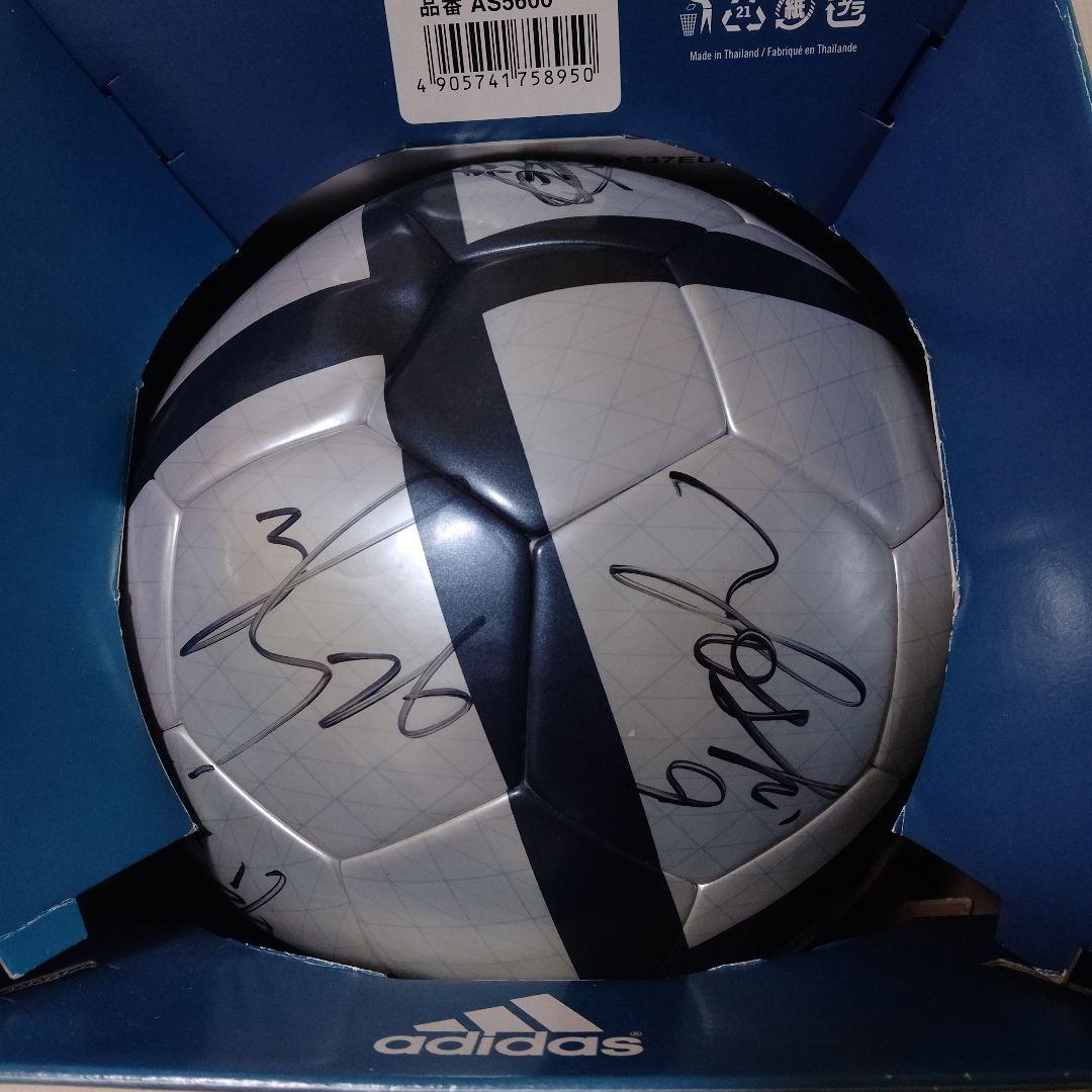 現状渡し　サイン入　adidas Euro サッカーボール箱有 ROTEIRO